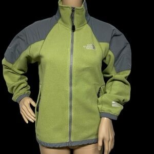 The North Face Women’s Green S Full Zip Gore Windstopper Fleece Jacket in EUC